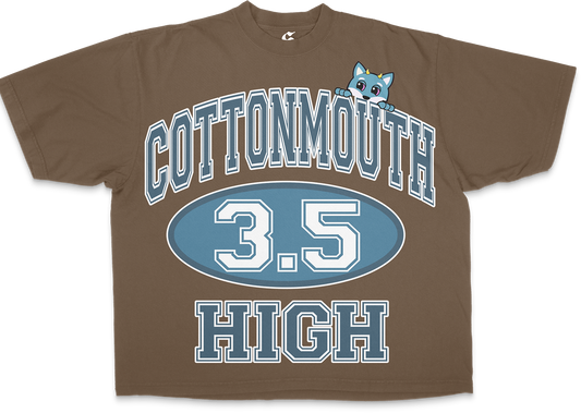 COTTONMOUTH HIGH TEE (BROWN)